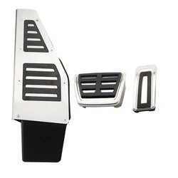 RHD Sport Fuel Brake Dead Pedal Cover Set for Seat Leon 5F MK3 for Skoda Octavia A7 for VW Golf 7 Auto Accessories