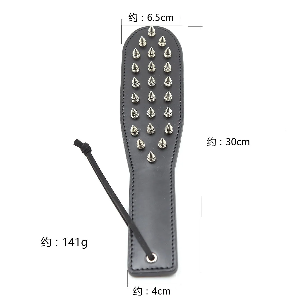 BDSM Spanking Paddle Dual Side Leather Spiked Whip Bondage Restraints Sex Toys for Couples Adult Games Sex Products view 2