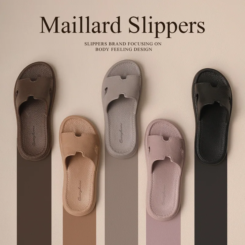 Women EVA Slippers Non Slip Bathroom Shower Home Indoor Outdoor Slides Lightweight Thick Sole Comfortable Summer Beach Sandals