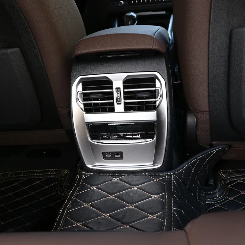 

Car Styling Rear Air Conditioning Outlet Frame Decoration Cover For BMW 3 Series G20 G28 2020-2022 Air Conditioner Vent Trim