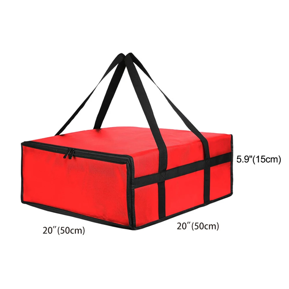 Delivery Bag Food Delivery Bag Waterproof Non-woven Fabric Easy To Use Firm Material Delivery Service Customer Instructions