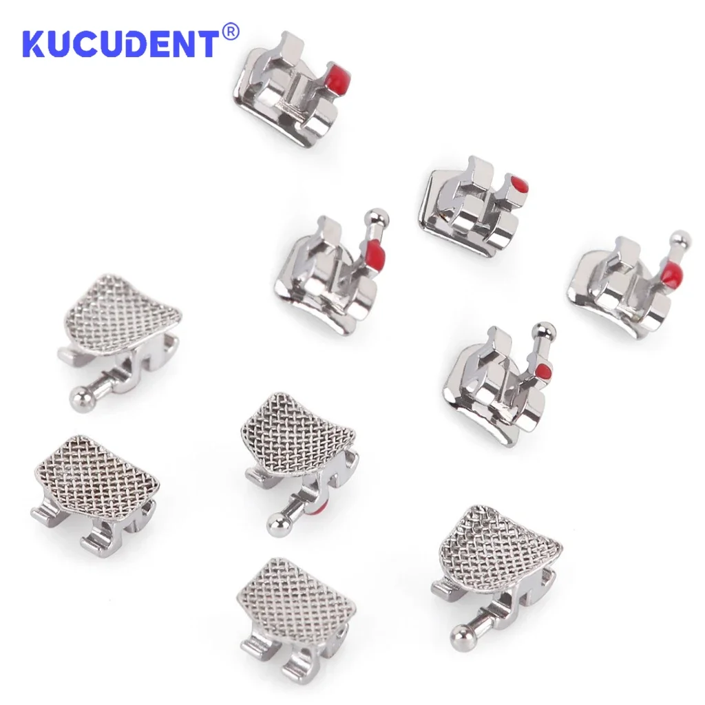 20 Stücke/1 Packung Dental Kieferorthopädische Klammern Klammer Roth/MBT 022 345 Haken Metall Monoblock Klammern Zahnarzt Behandlung Ortho Materialien – Detail 2