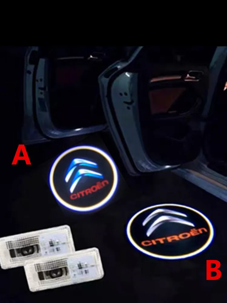 

Led Emblem Lamps Car Door Light Luces Projector For Citroen Xsara Dispatch Saxo Picasso C4 C4L C3 C5 X7 C2 C6 C8 DS3 Accessories