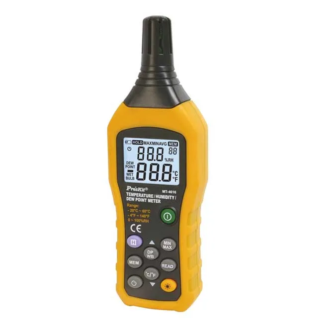 

Handheld Dewpoint Meter Dewpoint Wet Bulb Thermometer Temperature and Humidity Dewpoint Tester