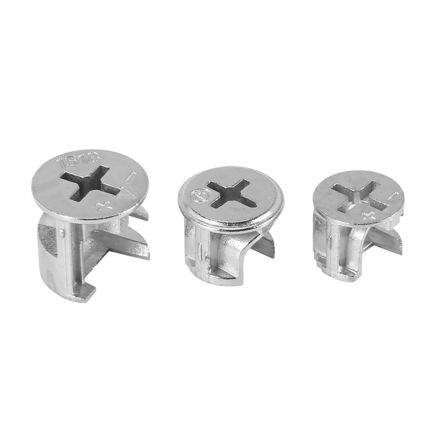 HRBAJ-75 Pcs Furniture Connecting Cam Lock Fittings, Furniture Connecting Fastener Cabinet Connectors Hardware Bolts