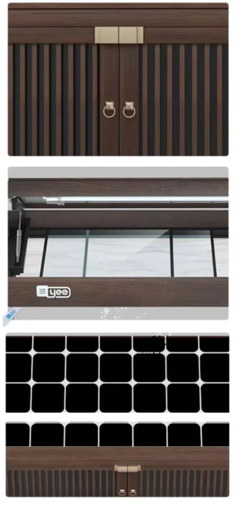 aWholesale Aquarium Fish Tank Glass Large Tank With Cabinet Ultra White Customized Aquariums & Accessories Breed Fish