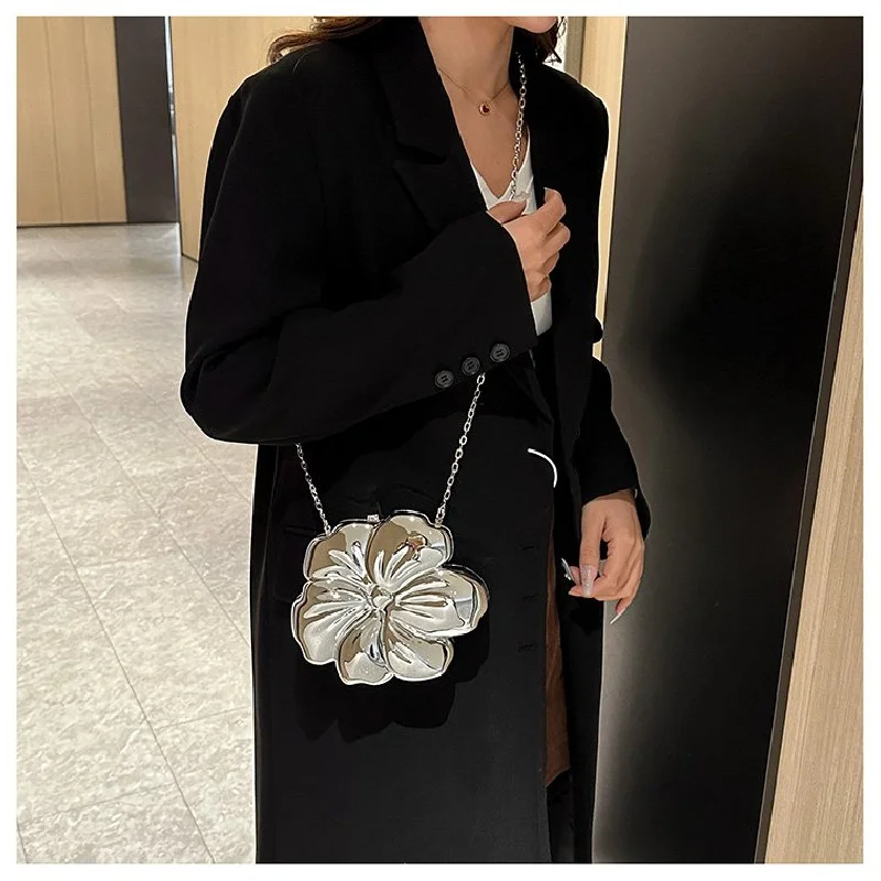 Women's Shoulder Bag Crafted From Aurora-Patterned Leather Featuring Breathable Budapest Trendy Lightweight Soft Daily Look​