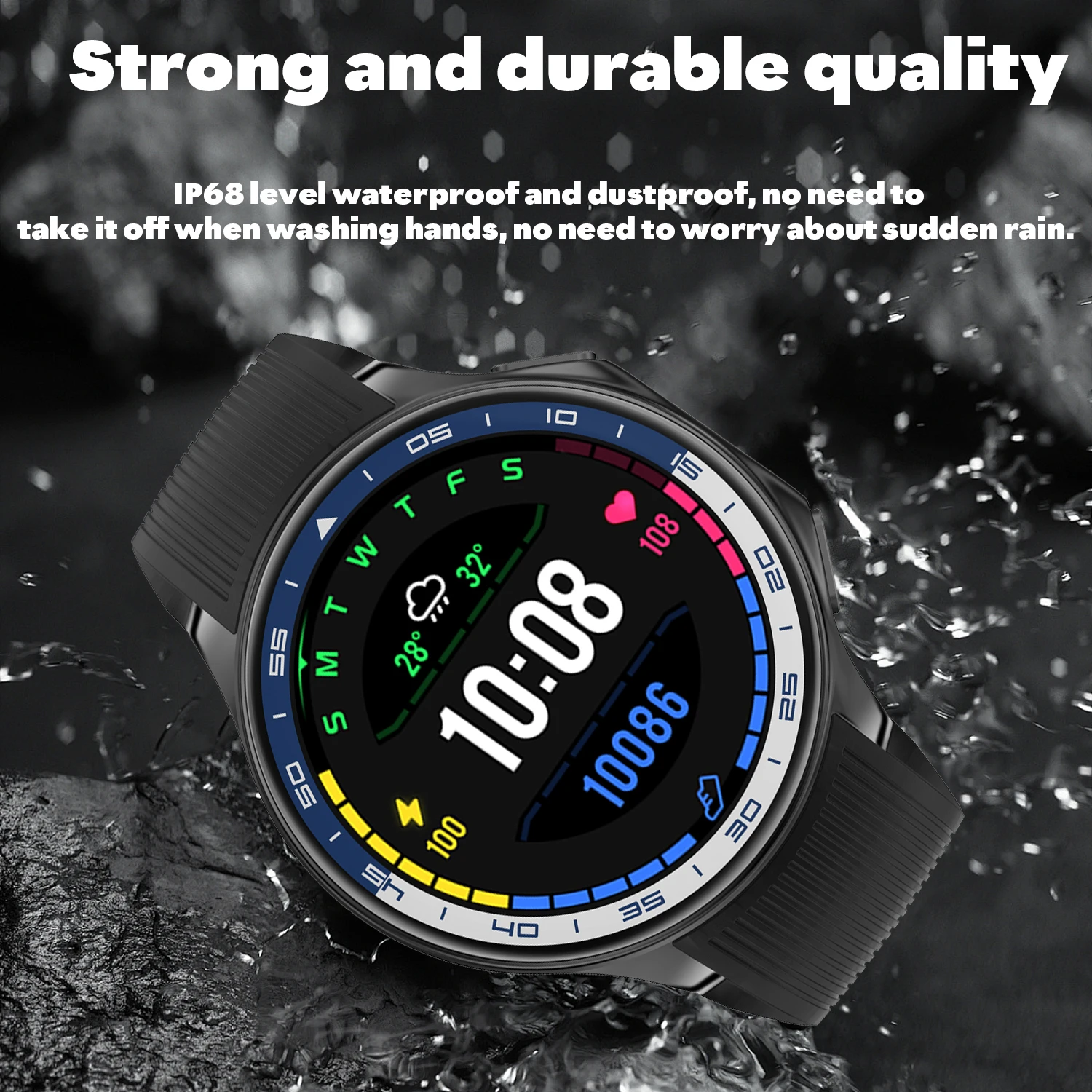 2024 New MP4 Smart Watch AM1.43-inch AMOLED High-Definition Round Screen Language Assistant Bluetooth Call Recorder NFC Watch ﻿