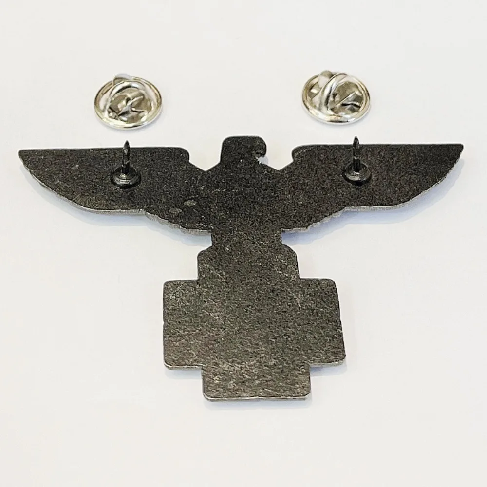 1 قطعة شارة بروش النسر الإبداع الفرقة عربة ألمانية النسر دبوس معدني التلبيب الملحقات