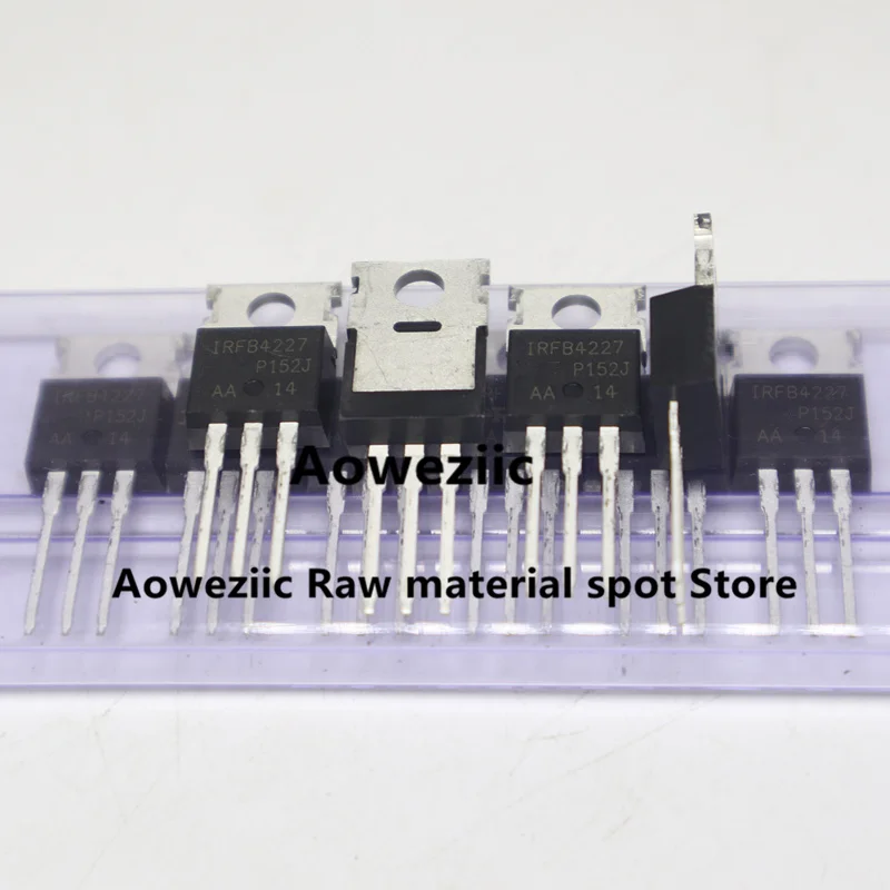 Aoweziic-Interruptor PDP importado original do tubo do MOS, IRFB4227PBF IRFB4227 FB4227 TO-220, 200V 65A, 2023, 100% novo