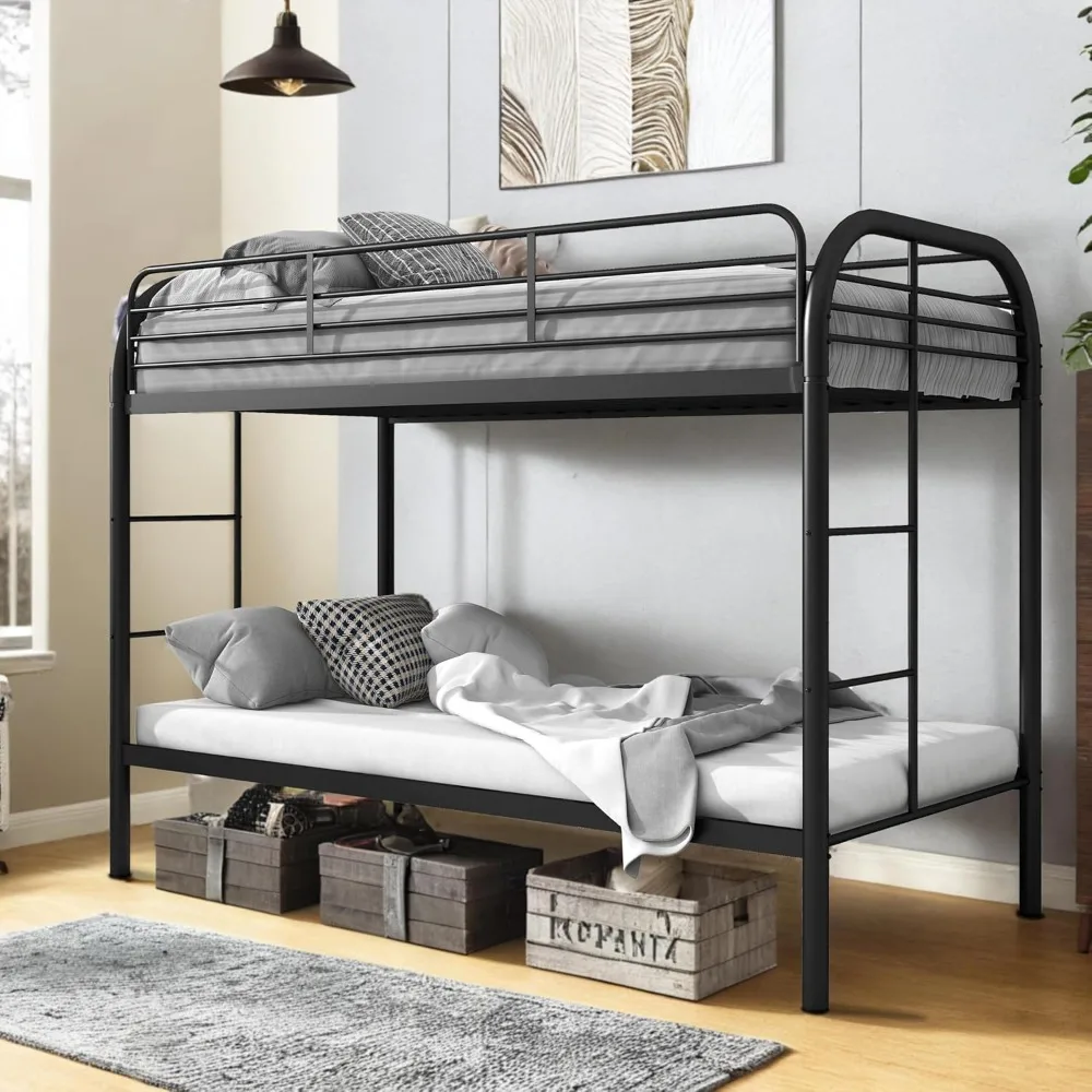 Metal Bunk Bed Twin…