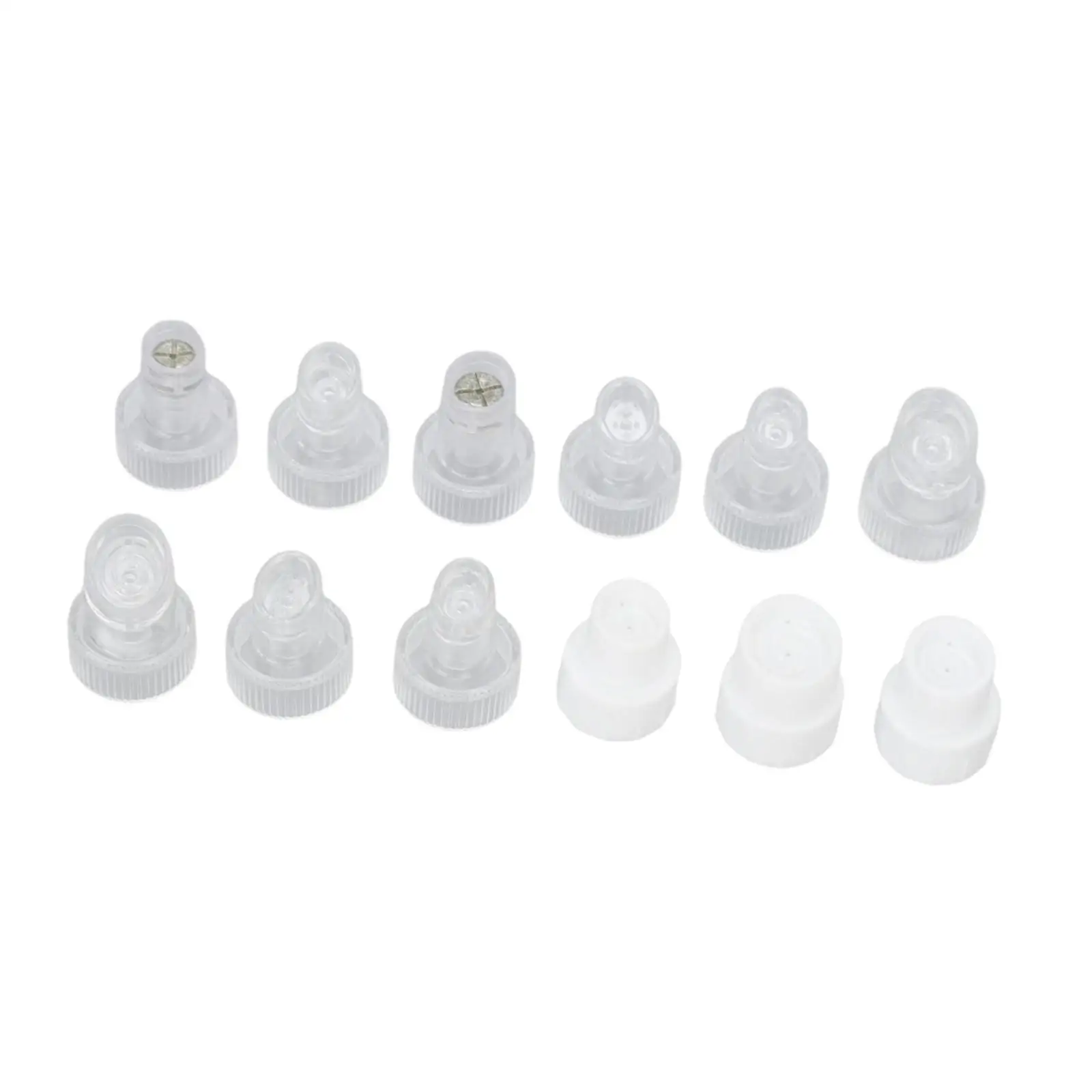 12x Facial Dermabrasion Tips Portable Water Scrub Silicone Tips Professional