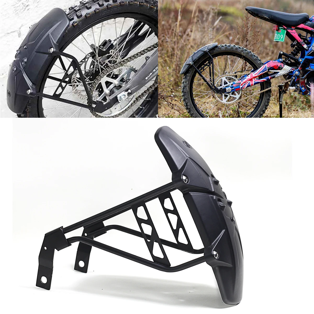 

Electric Motocross Rear Fender Mudguard Mudflaps Rear Wheel Guard Cover For Surron Sur Ron Sur-Ron Light Bee X & Light Bee S