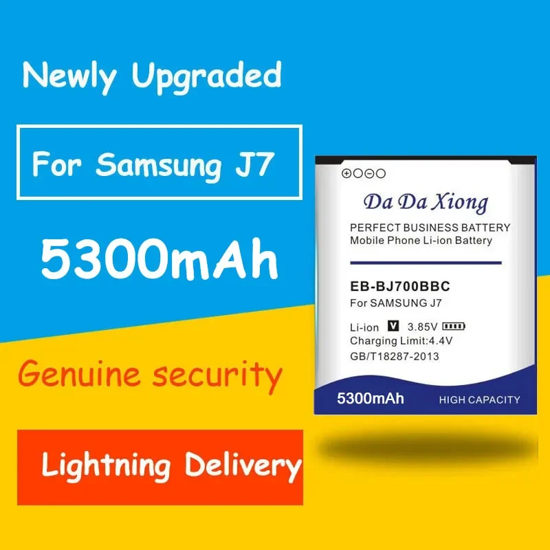 

5300mAh EB-BJ700CBE/EB-BJ700BBC Battery For Samsung GALAXY J7 2015 J7009 J700F SM-J7008 J7000 J701F J700M J700H ON7 G6000