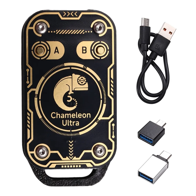 ABZW Bunglon Ultra RFID Pembaca Chip Pintar Kartu Pintar Emulator ID IC 125Khz 13.56Mhz Dekode Kartu Duplikator NFC