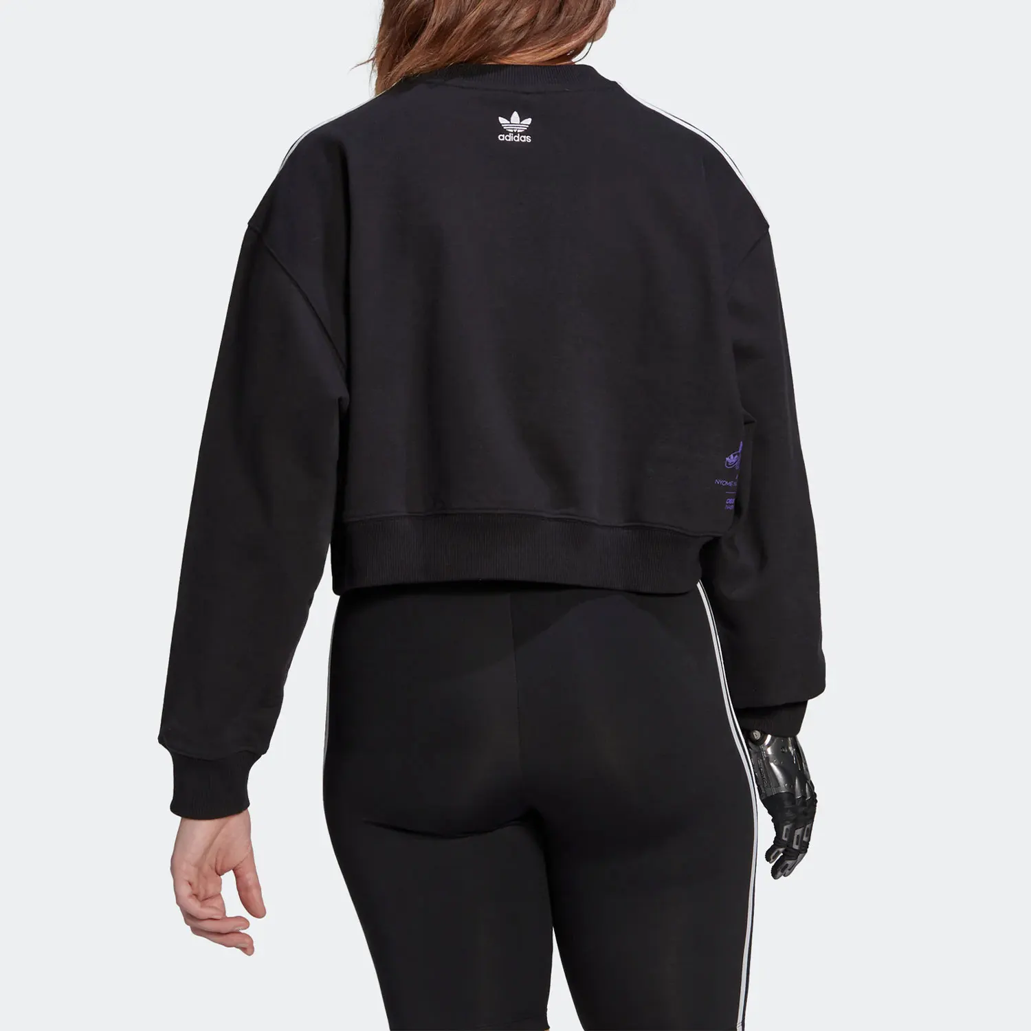 Adidas genuine clover spring and autumn new women's sports pullover hoodie HT2584