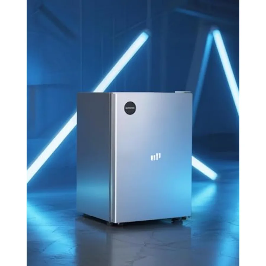 Minilodówka 70 litrów, jednodrzwiowa, mała lodówka, lodówka do akademika z 7-stopniową regulacją temperatury, kompaktowa lodówka.