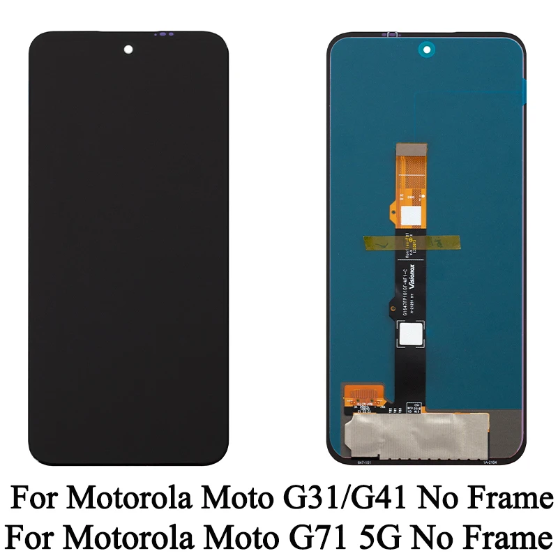 XT2173-3 XT2167-2 XT2169-1 Premium Lcd for Motorola Moto G31 Display G41 Touch Screen Digitizer Panel Assembly For Moto G71 5G