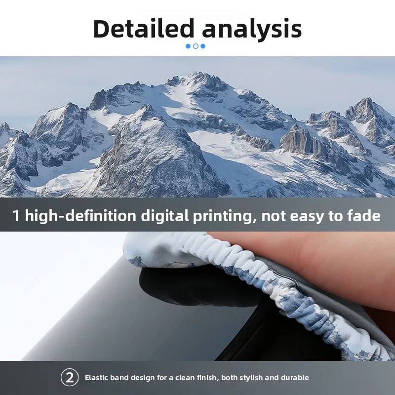 Ski Goggle Cover Scratch-Proof Snowboarding Goggle Protector Cover Elastic Ski Eyewear Cover Snow Sport Glasses Protective Gear