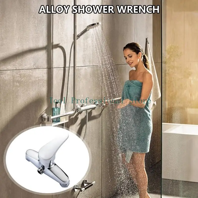 

57QF Elegant Wall Mount Shower Mixers Tap with Smooth Temperature Adjustment Adjustable Shower Levers Single Levers Shower Tap