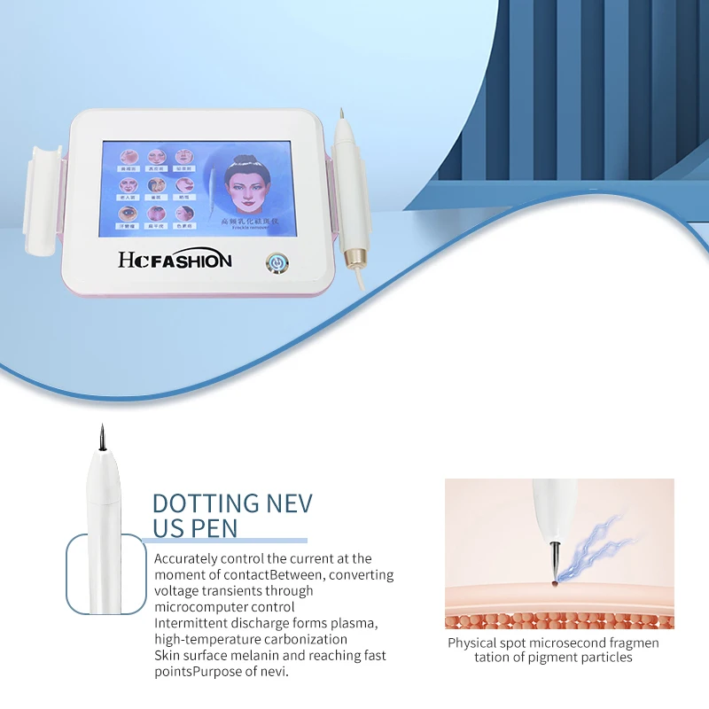Attrezzatura per la bellezza per uso domestico Penna elettrica per la rimozione dei tatuaggi Nevus Melanina un comodo dispositivo di bellezza domestico