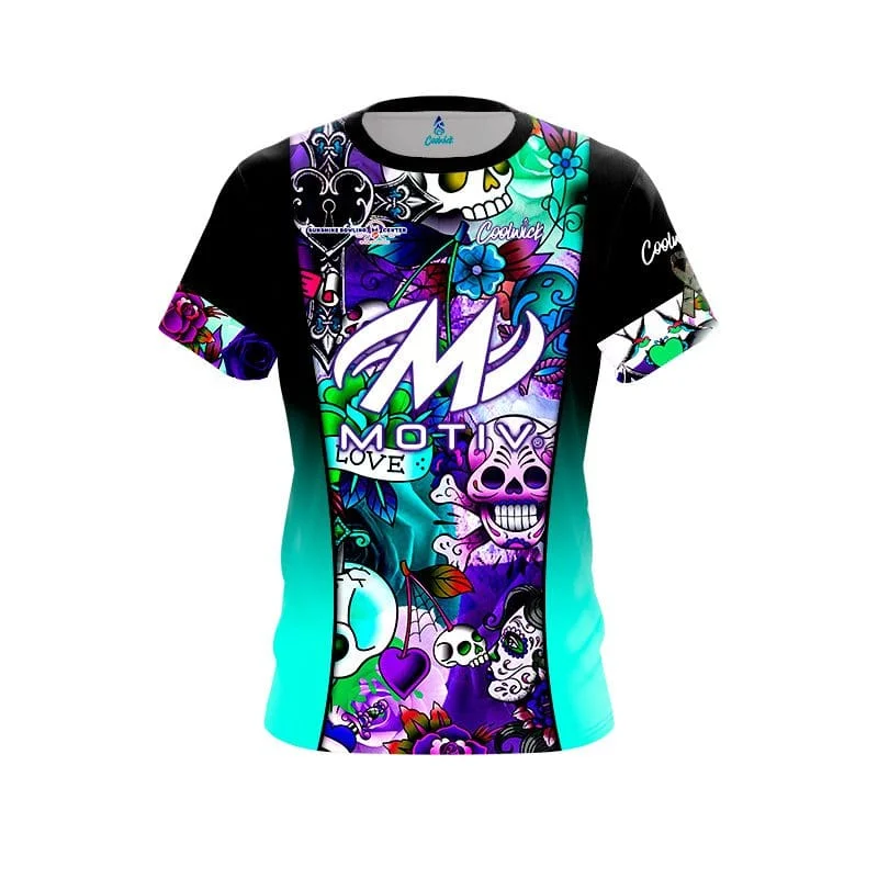 Neues 3D-Motiv Lila Partikel-Gradient Bowling-Trikot Kurzarm Performance Sport-T-Shirt Pro Bowler Fan Casual Streetwear Top – Detail 5