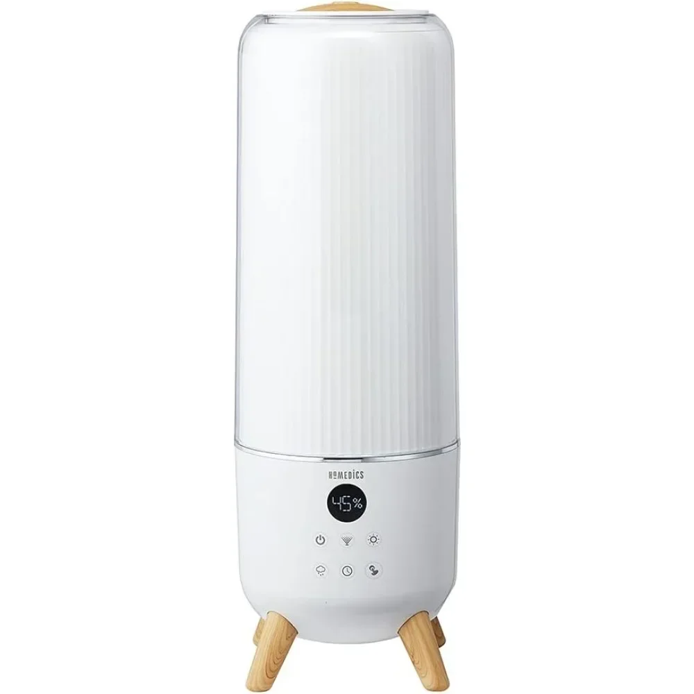 

L # Ultrasonic Humidifier - Large Deluxe Air Humidifiers For Bedroom, Plants, Office - Top-Fill 1.47-Gallon Tank, Cool Mist
