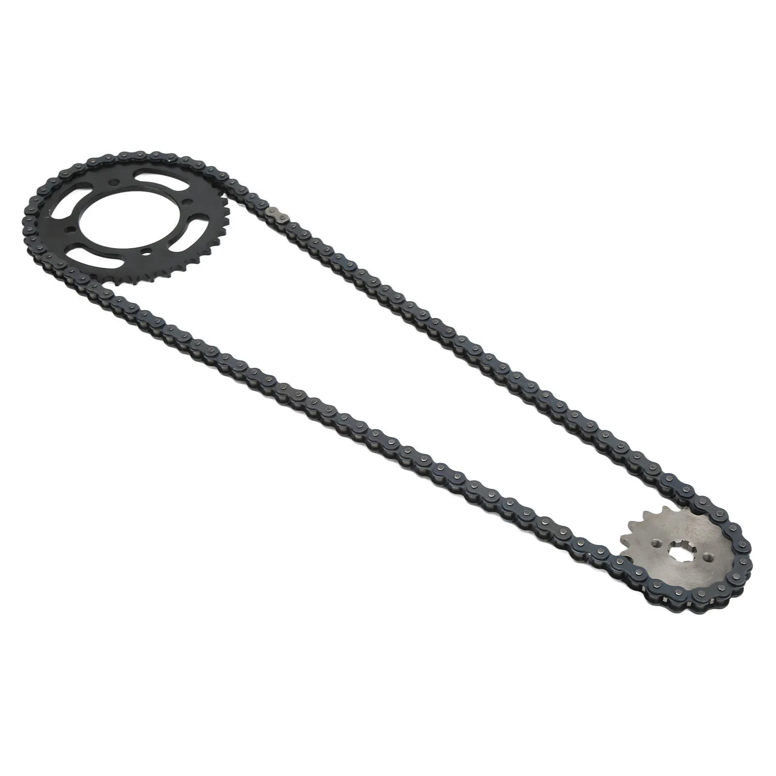 Front Rear Sprocket 420 Chain 155mm 37T Rear 420 17T Front Sprocket  for 50cc to 125cc Dirt Mini Bikes ATV Go Kart