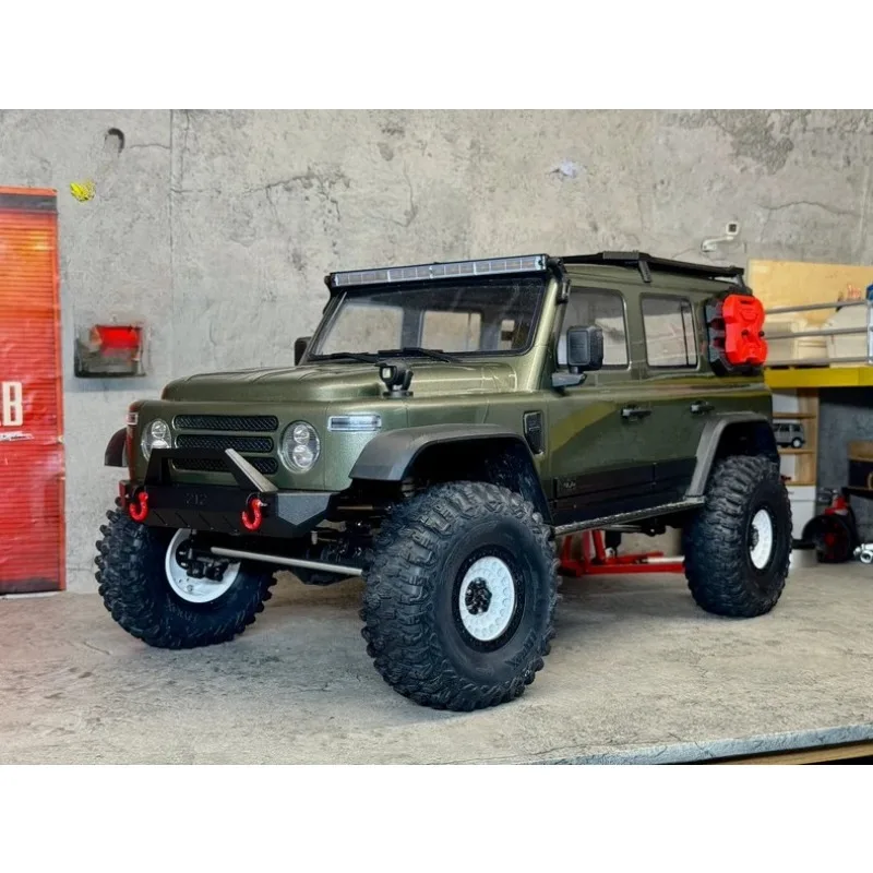 Metal Competition Short Bumper for YK4084 1/8 Scale RC Crawler, CNC T6 Aluminum Scale Model Upgrade Part, Direct Fit Replacement