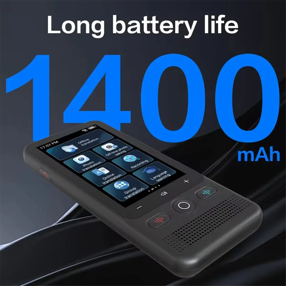 ABJG-New T18 Offline Voice Translator Intelligent 138 Language Wifi Real-Time Translator Without