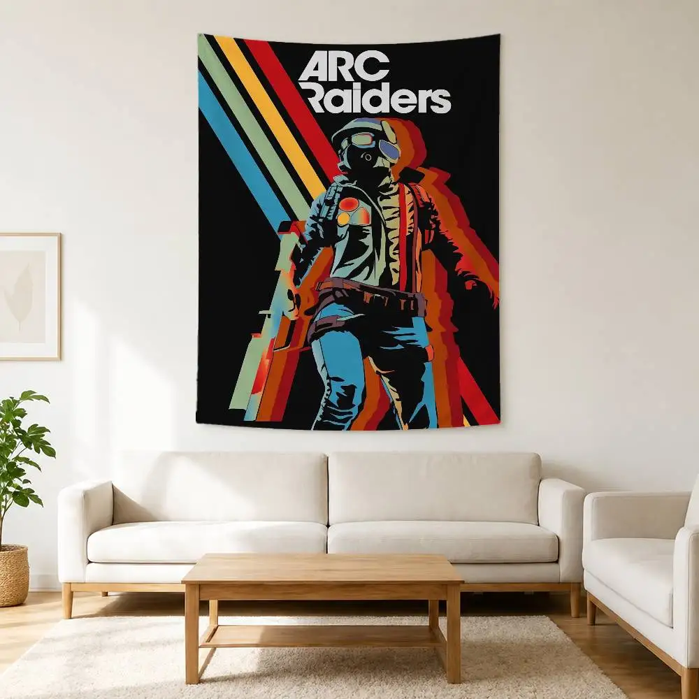 Game A-ARC R-Raiders Tapestry Flags Wall Hanging Background Art Banner for Bedroom Home Outdoor Decor