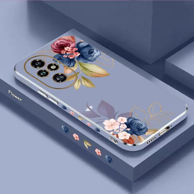 200Pro Dazzle Rose Luxury New Plating Phone Case For Honor 90 90Pro 90GT 200 200Lite 200Pro 100 100Pro Soft Back Cover