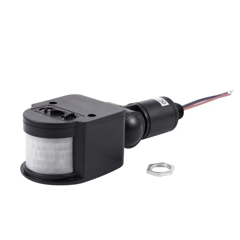 【PHONE ACCESSORY】20X Outdoor 12V DC Automatic Infrared PIR Motion Sensor Switch For LED Light, Black