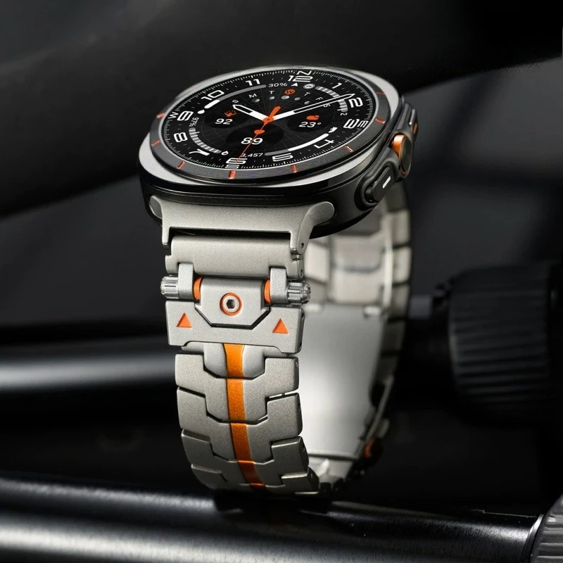 

New Titan Stainless Steel Metal WATCH Band Strap For Samsung Galaxy Watch 8 Galaxy 8 Ultra Smart Replacement
