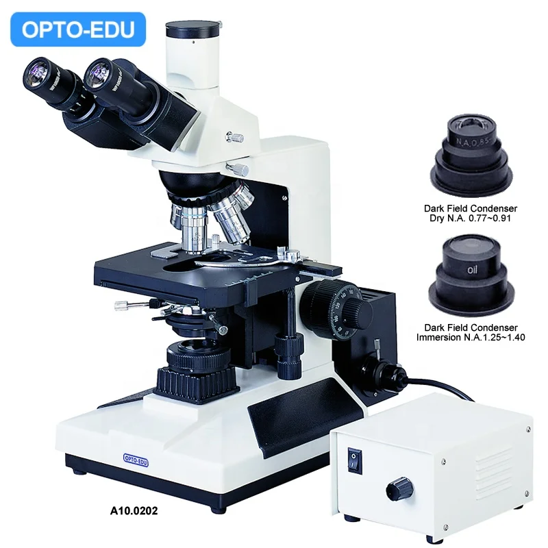 

OPTO-EDU A10.0202 40-1000x Trinocular Dark Field Microscope