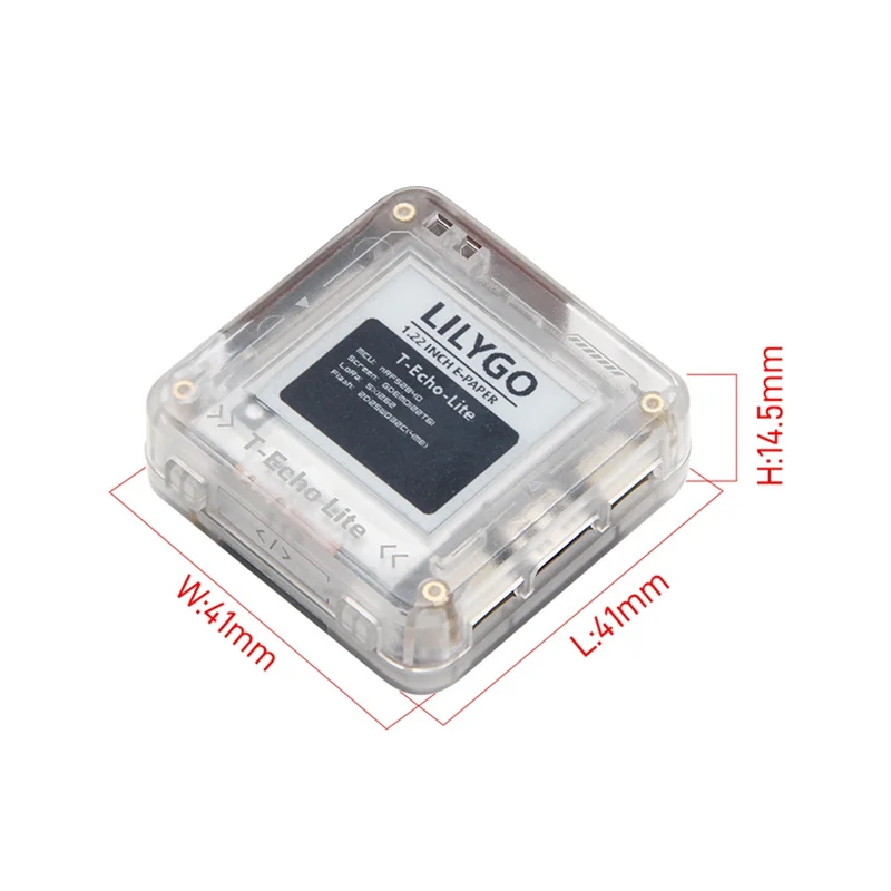ABDE-Lilygo لوحة تطوير T-Echo Lite NRF52840 GPS مع شاشة Lora E-Paper، متوافقة مع Meshtastic