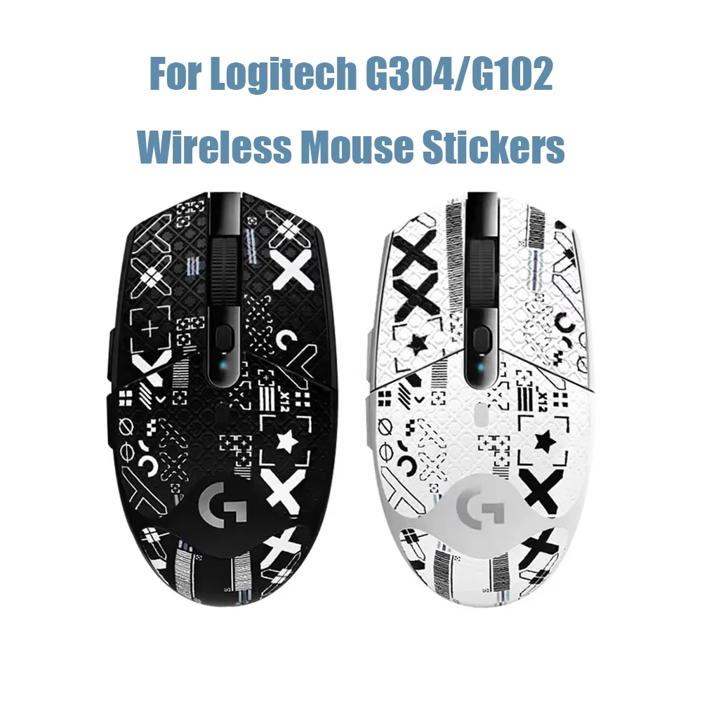 For Logitech G304/G102 Wireless Mouse Stickers Anti Slip Smooth Mouse Skates Mouse Inclusive Stickers Wear-resistant Accessories