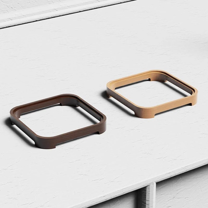 Supporto per computer desktop in legno Noce Mini PC Staffa di supporto Base di raffreddamento Accessori per Mac Mini M4 2024