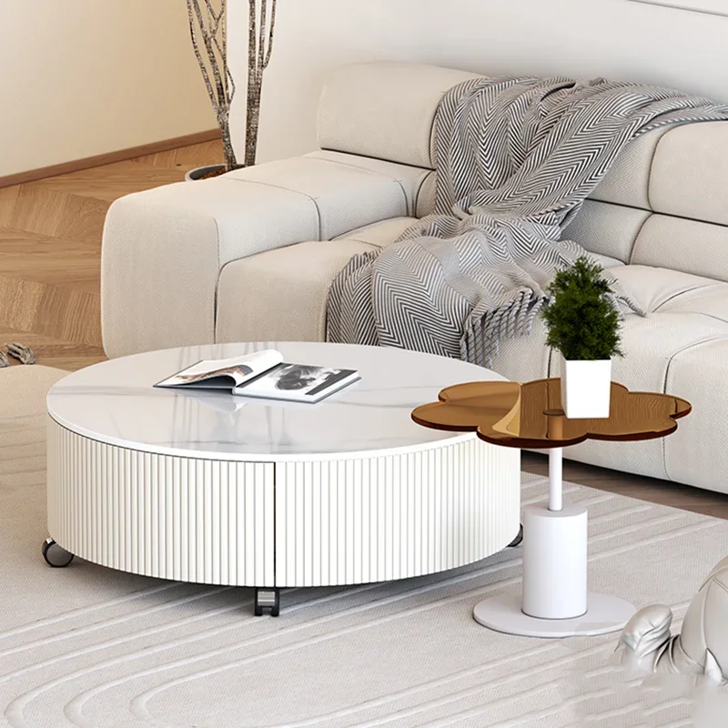 

Storage Design Coffee Tables Round Living Room Luxury Modern Coffee Tables Nordic Minimalist Stoliki Kawowe Home Furniture