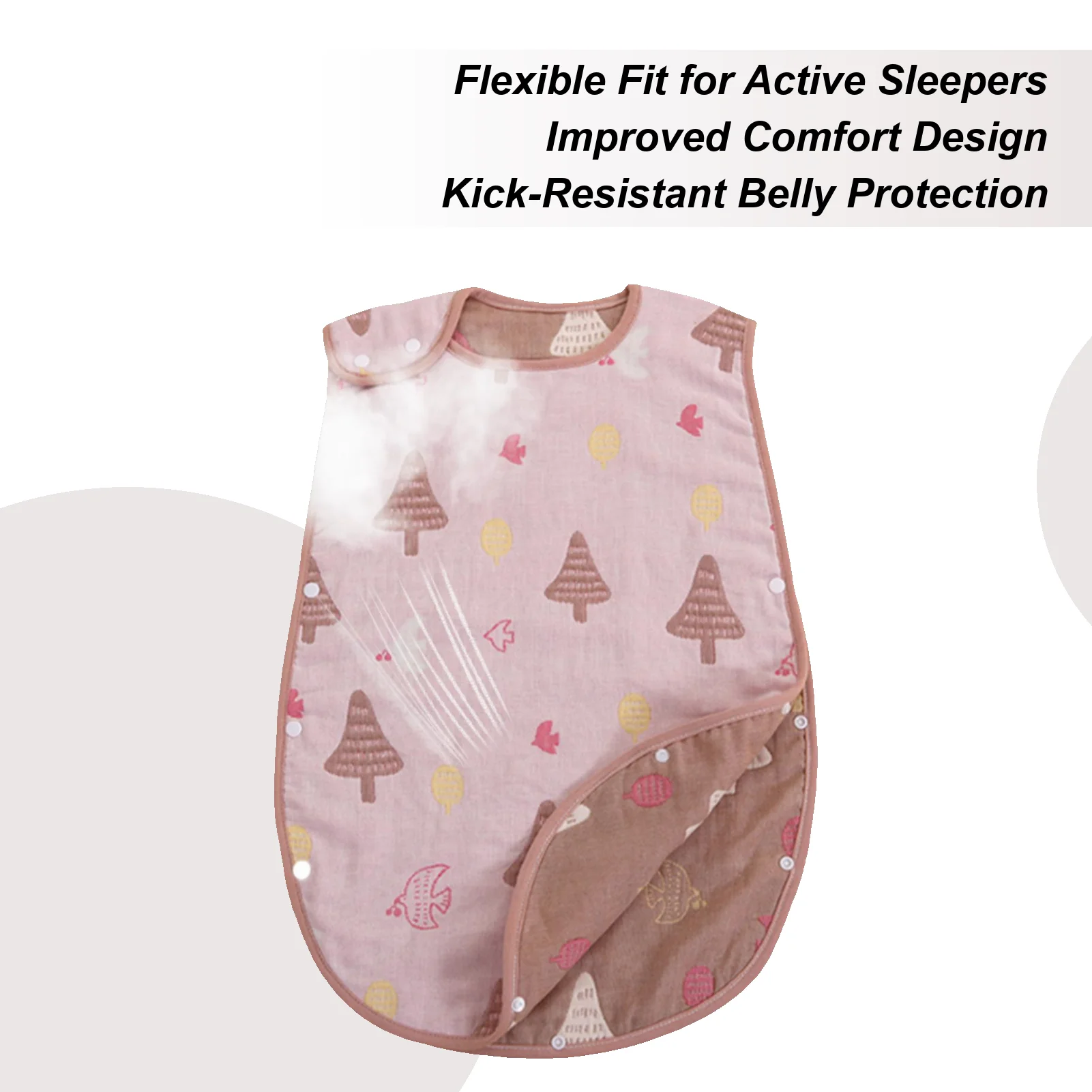 

Baby Transitional Sleep Sack Sleeveless Kick-Resistant Toddler Must Have Baby Sleeping Sack For Girls Boys Son Children Little