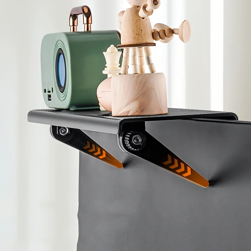 Universal TV Monitor Top Shelf Adjustable Storage Rack for Router Set Top Box Computer Desktop Space Efficient Home Solution