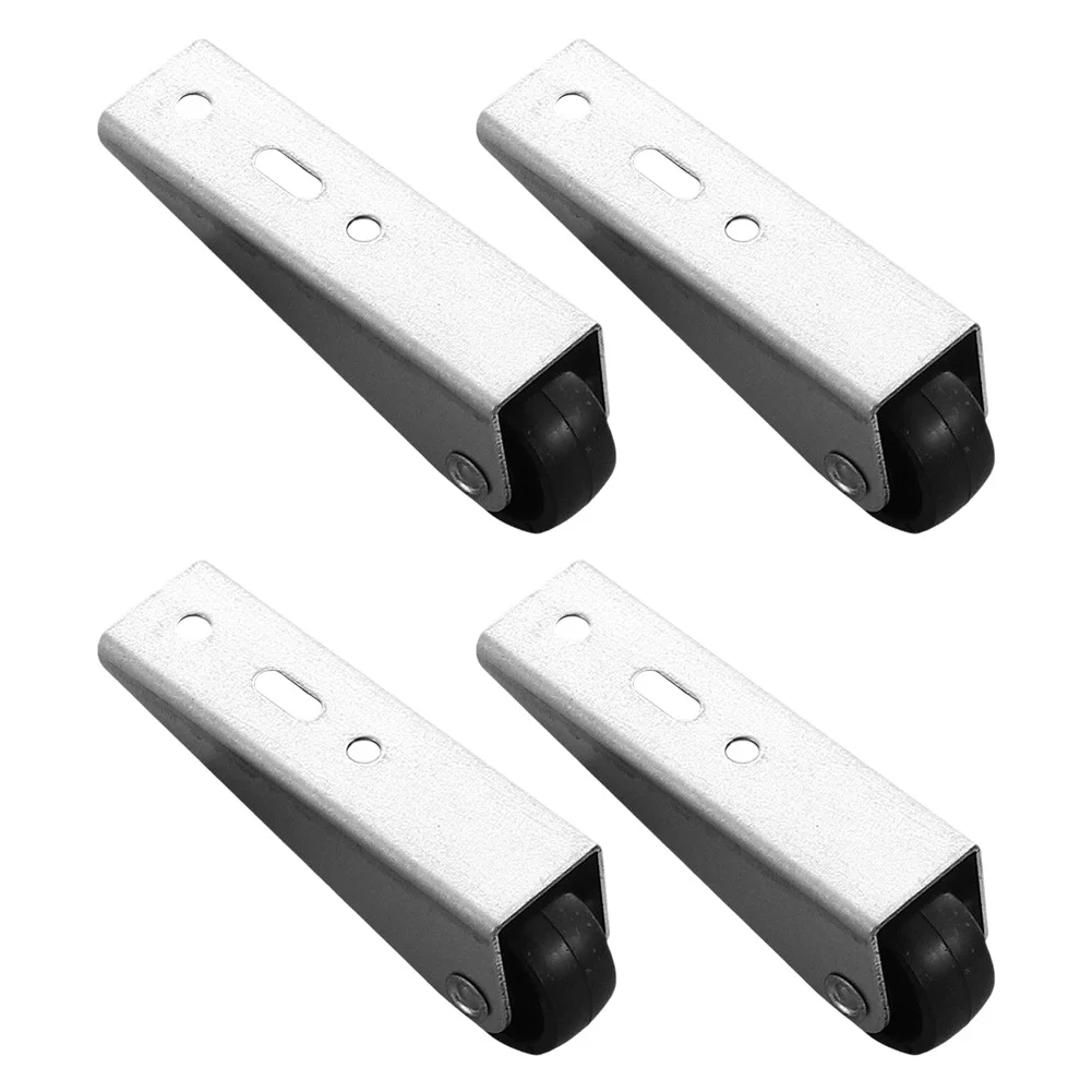 Silent Sliding Door Rollers Steel Material for Smooth and Quiet Door Operation Space Saving Set of Four Rollers