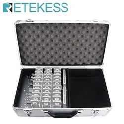 RETEKESS TT001 Charge Case Storage Box 32 Slot Aluminum Alloy For T130 Transmitter and T131 Receiver Wireless Tour Guide System