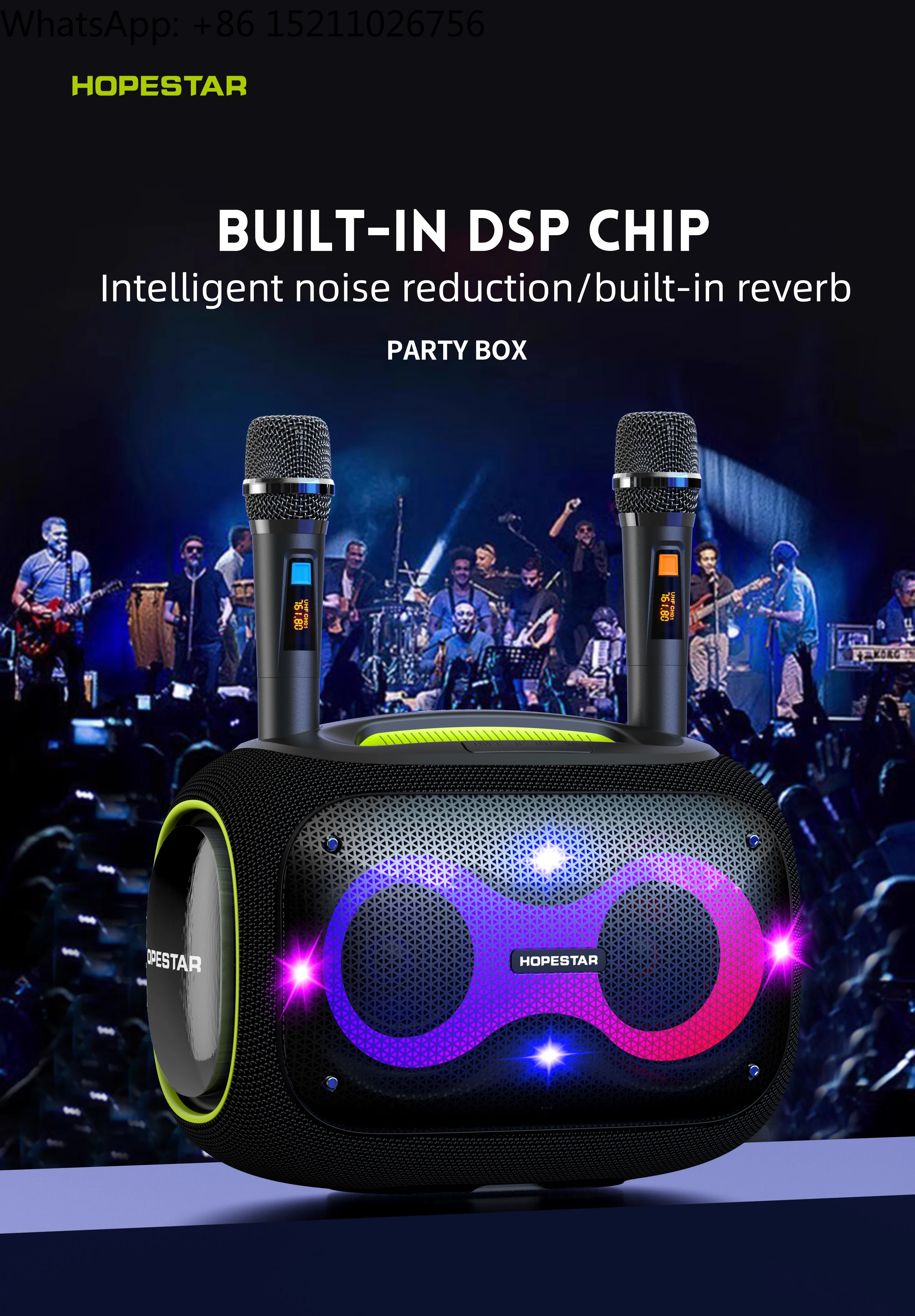 120W Partybox Outdoor Waterproof Wireless Bluetooth Speaker Home Theatre USB TF Home Party Karaoke Bass Effects