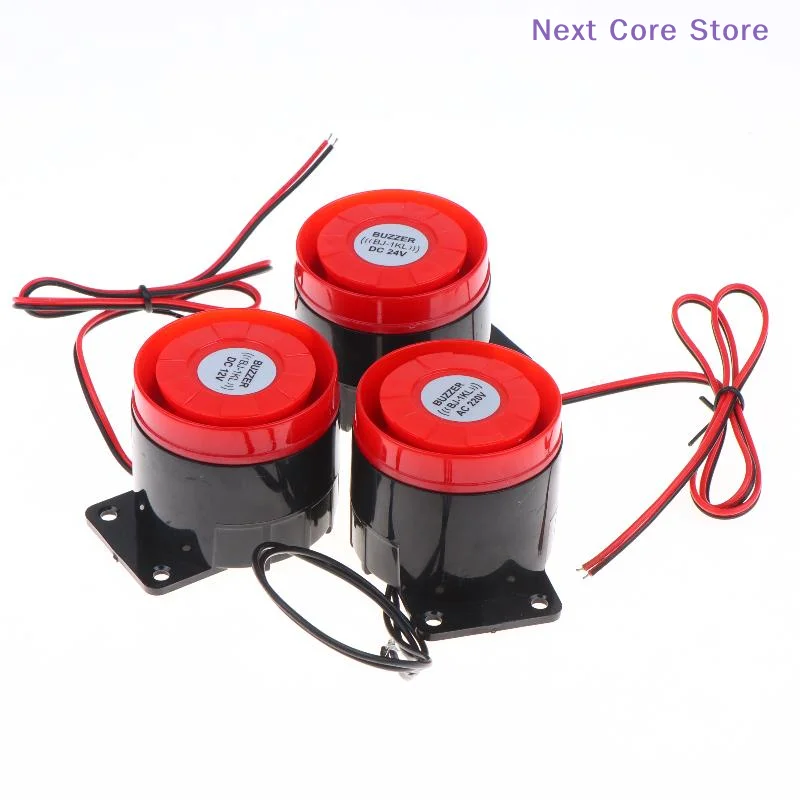 

[NC]1Pcs High Decibel Sound And Light Alarm 12V 24V 220V Buzzer Anti-theft Audio Electronic Horn Waterproof Dustproof[NC]