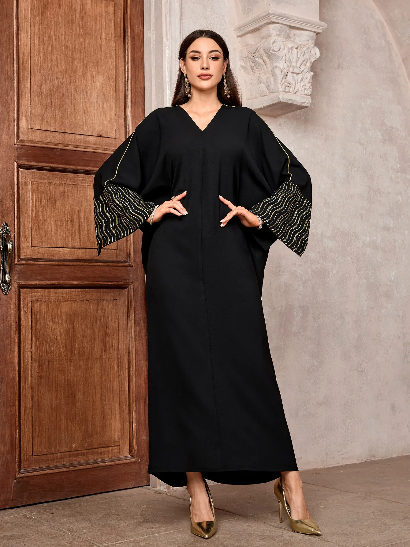 عباية عيد مسلمة للنساء سترة مطرزة رداء طويل رمضان دبي عبايات قفطان إسلام فساتين جلابية للعيد 2026