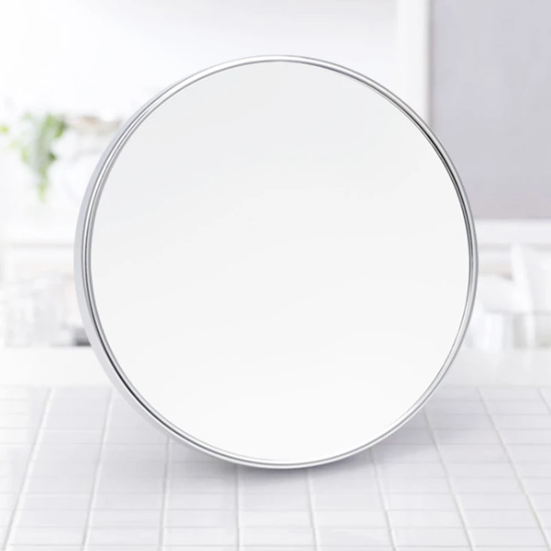 Bathroom Suction Cup Makeup Mirror Wall Suction Mirror Free Perforation Adsorption Mirror HD 5 Times Magnification