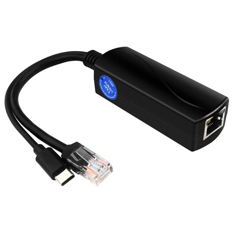 

PoE Splitter 5V Gigabit PoE Adapter IEEE 802.3af Compliant for IP Dropship