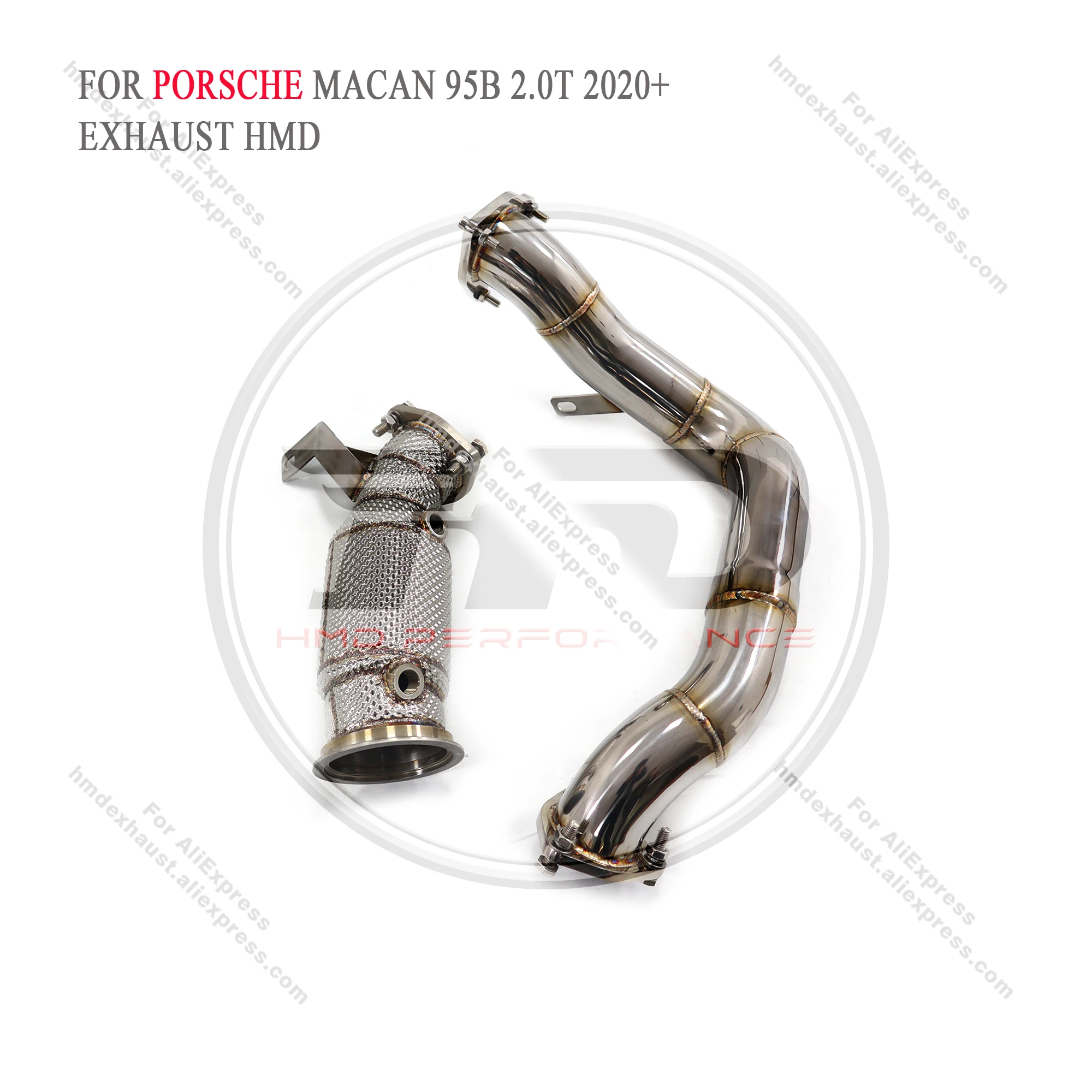 

HMD Stainless steel catted downpipe for 2014-2017 Porsche Macan 95B 2.0T With Catalytic Downpipe 95B Car accessories