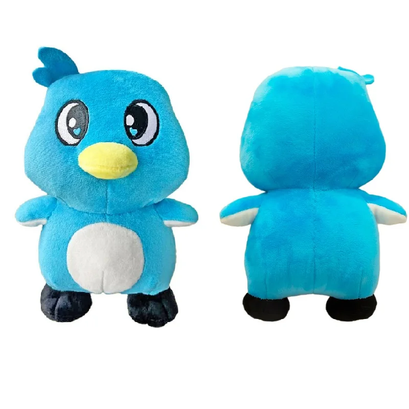 Milo Plushie Plüschtier Pinguin Spielzeug Spielpuppe Geburtstags- und Weihnachtsgeschenke für Kinder Plüschtier Cartoons Puppe 25 cm